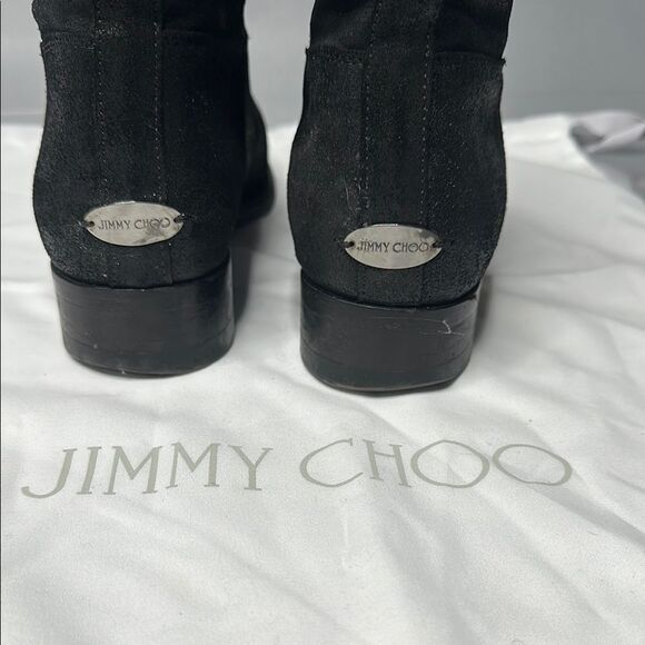 Authentic Jimmy Choo Ankle Booties | Black Suede | EU 38.5 | (1526) - Picture 2 of 16